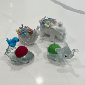 Vintage pin cushion bundle of five